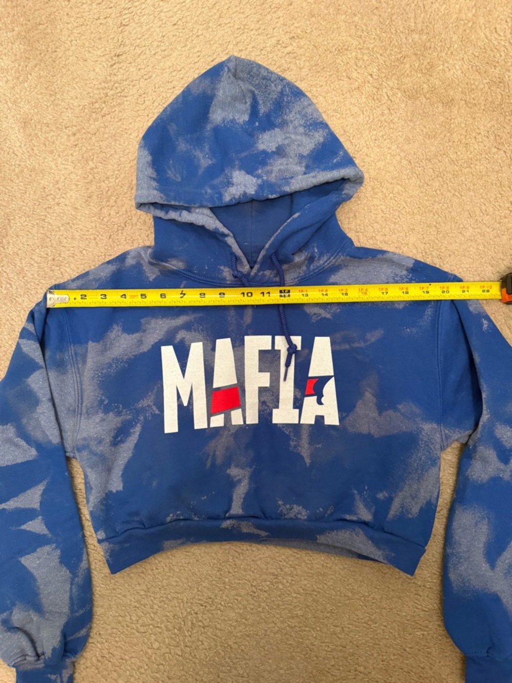 Bills MAFIA Cropped Hoodie - Picture 8 of 11